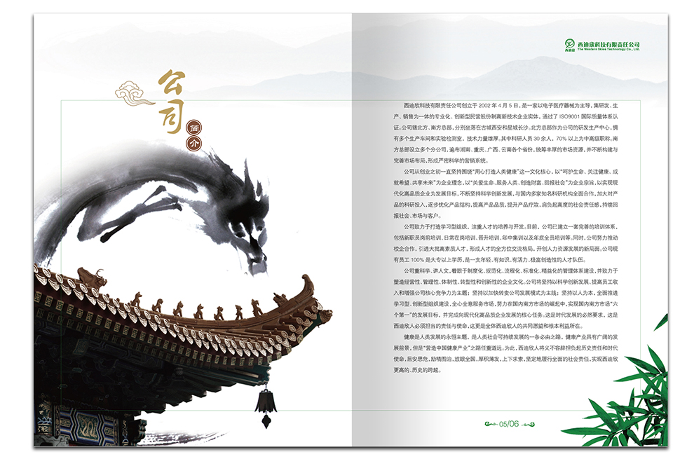 医药科技画册设计  公司简介